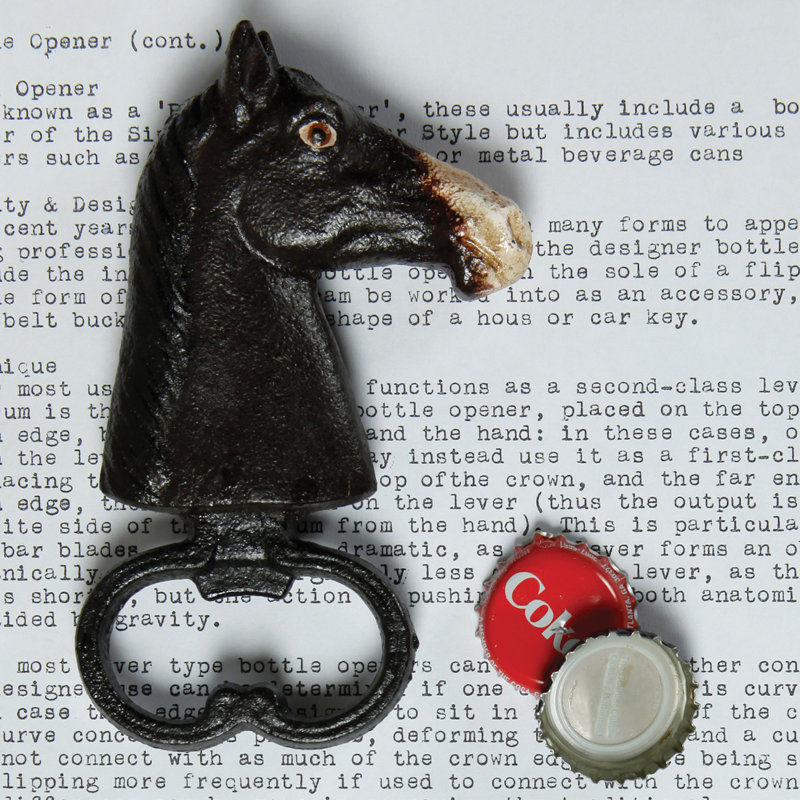 Ouvre-bouteille cheval