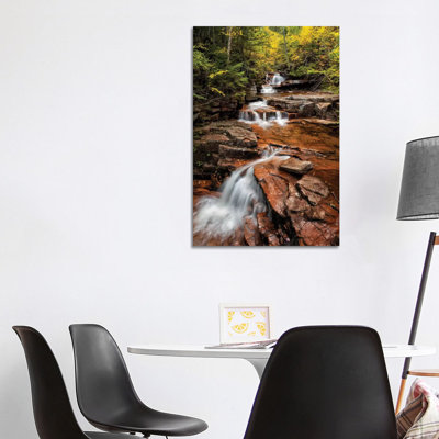 " USA, New Hampshire, White Mountains, Vertical Panorama Of Coliseum Falls " by Ann Collins