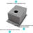 15X20 Inch, Stainless Steel, Drop - In Kitchen Sink, 16 Gauge, Commercial Brushed Finish, Easy Clean Design, 3Mm Pad, Dish Grid Gauge T304 Single Bowl Topmount Sink Smooth Drainage System, Wear