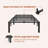 Twin Metal Bed Frame 14 Inch - No-Screw Assembly, Low Profile Platform Bed, No Box Spring, Heavy Duty Steel-871208604