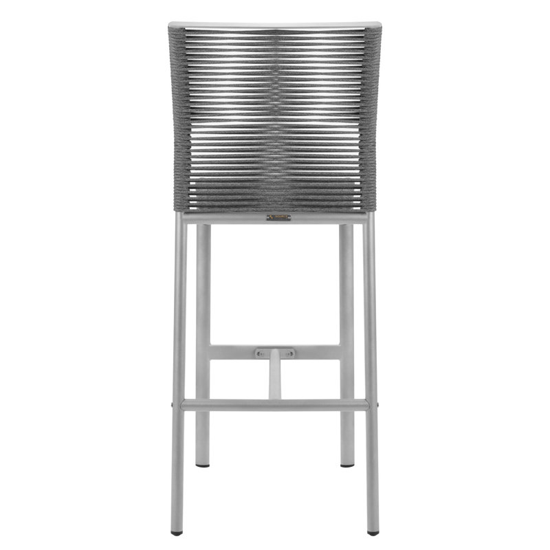 Avalon Outdoor Bar Stool, Charcoal