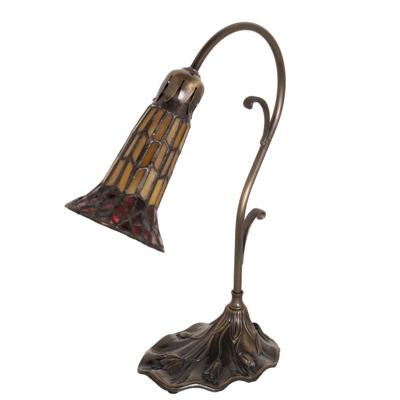 Angelete Arched Table Lamp, Yellow/Red