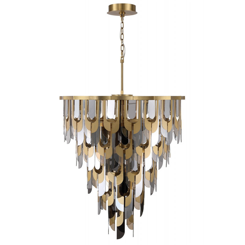  Paramount 46"w Pendant In Aged Brass