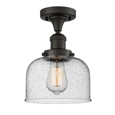Adette Glass Semi Flush Mount