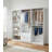 Prosper White Freestanding Walk In Wood Closet System