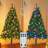 5 FT Artificial Christmas Tree (NOT Pre-Strung) with Remote Control