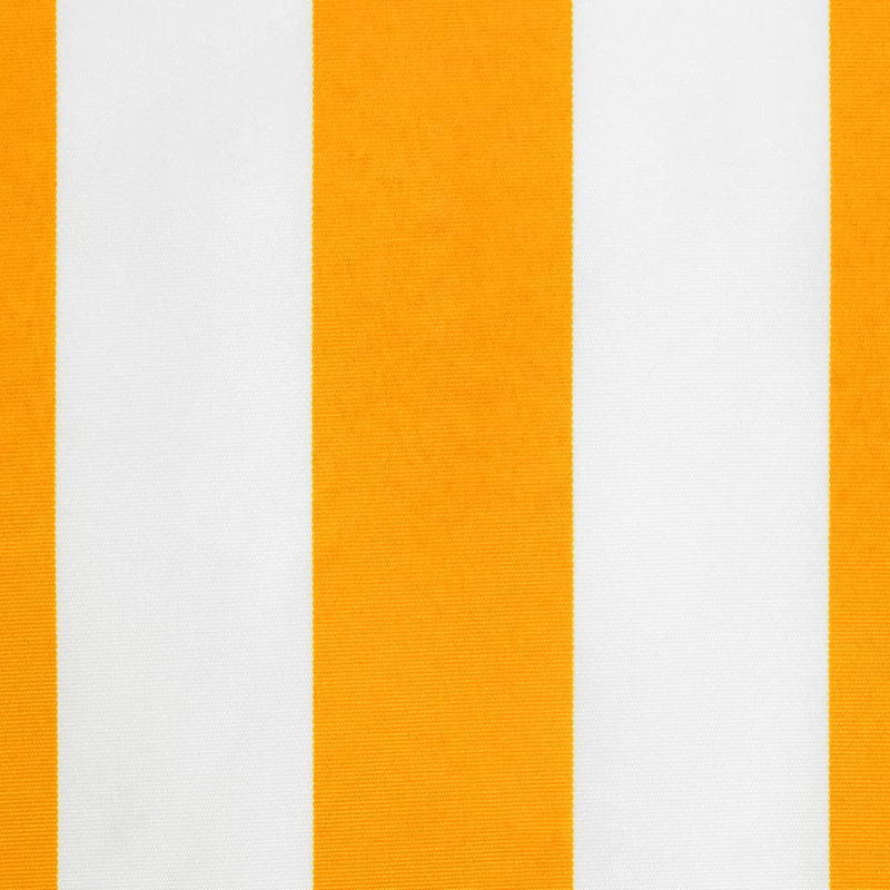 Replacement Fabric For Awning Valance, Yellow/White, Striped, 480cm W x 20cm D