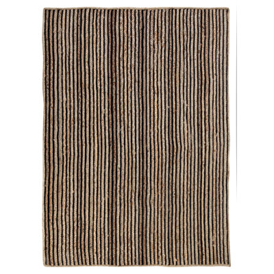 Roepke Striped Jute / Sisal Hand Woven Area Rug