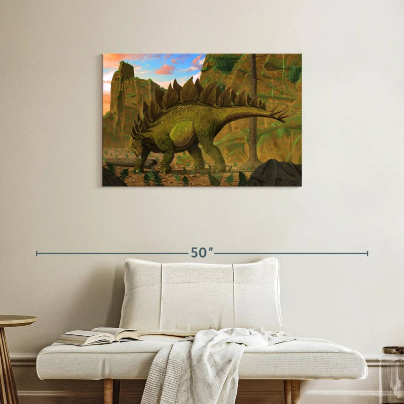 Brampt Stegosaurus, 24" H x 36" W
