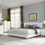 Commode 6 tiroirs blanche ultrabrillante