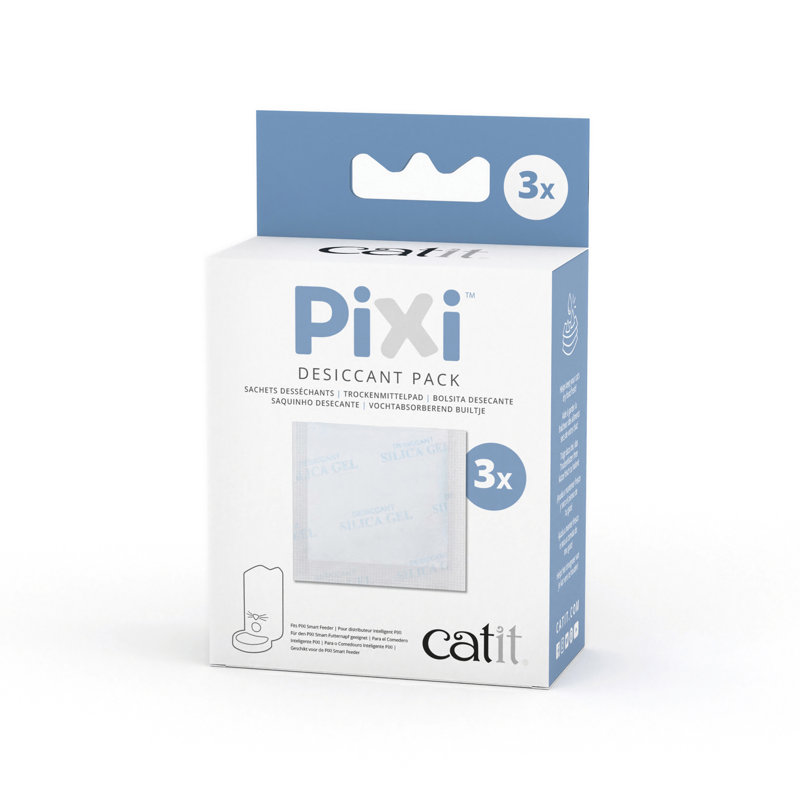 Catit Pixi Feeder, Desiccant 3pk