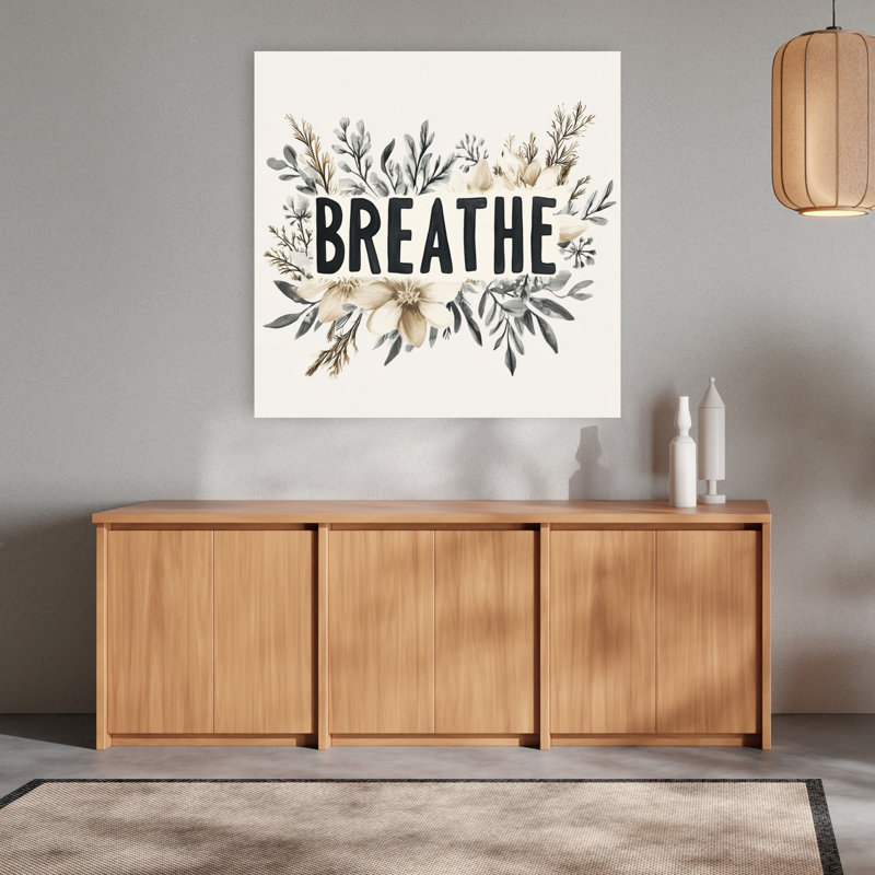 Naturea#039;S Whisper Organic Peaceful Serene Nature Flower Wall Art Print, 121.92cm H x 121.92cm W
