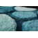 Thionville Abstract Shag Teal/Turquoise/Mint Area Rug