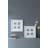 S/2 15.57x1.2x15.7" Shadow Box Wall Décor