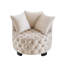 Chaise pivotante rembourrée et capitonnée-1780449057
