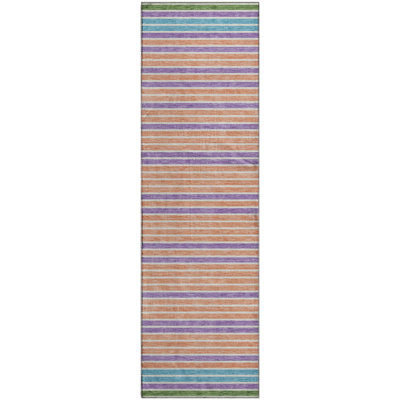 Premium Machine Washable Elize AMF1398 Stripes Rug