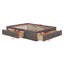Lit plateforme avec 6 tiroirs de rangement-106588770