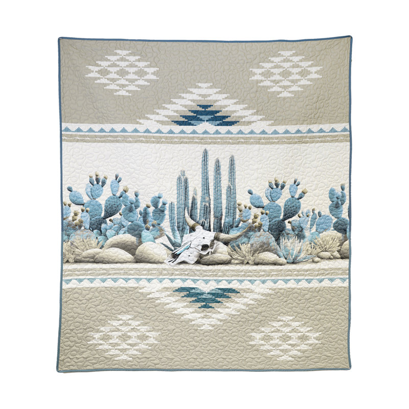 Donna Sharp Cacti Southwest Quilted Throw