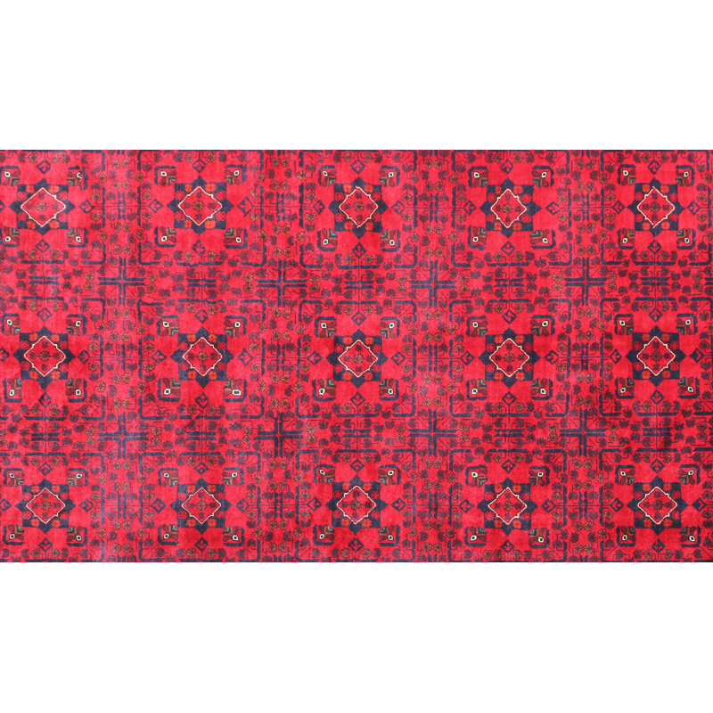 Wool Moroccan Area Rug, Rectangle 6'2" x 9'9"