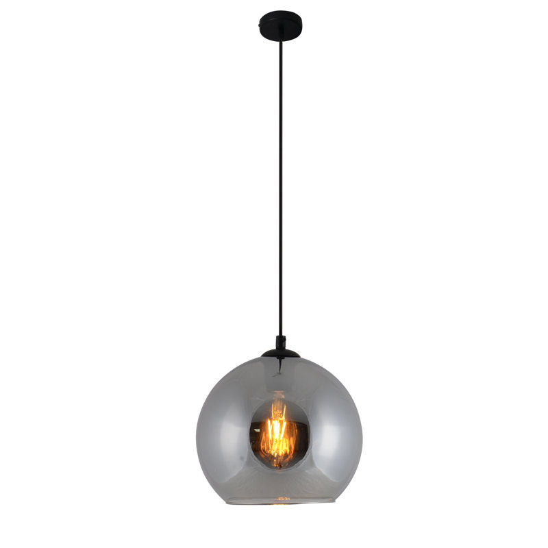 Piccadilly 1 - Light Anthracite Schoolhouse Pendant