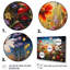 Fleurs colorées, symphonie III, art mural fleurs sauvages-828900511-828900510