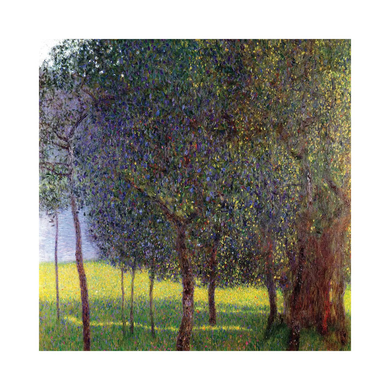 Fruit Trees by Gustav Klimt - Wrapped Canvas Print, 45.72 cm H x 45.72 cm W