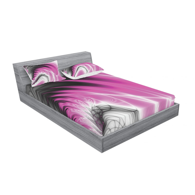 Microfiber Sheet Set, Queen Sheet Set with Fitted Sheet