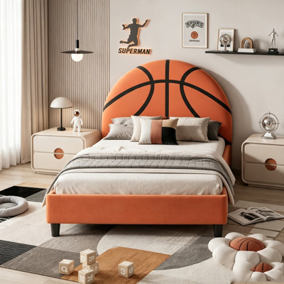 Lit plateforme tapissier simple pour enfants