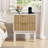 2 Drawers Nightstand With 2 Power Outlets, 1 Usb Port,modern Metal Handle (set Of 2)-1472676200-1472676199