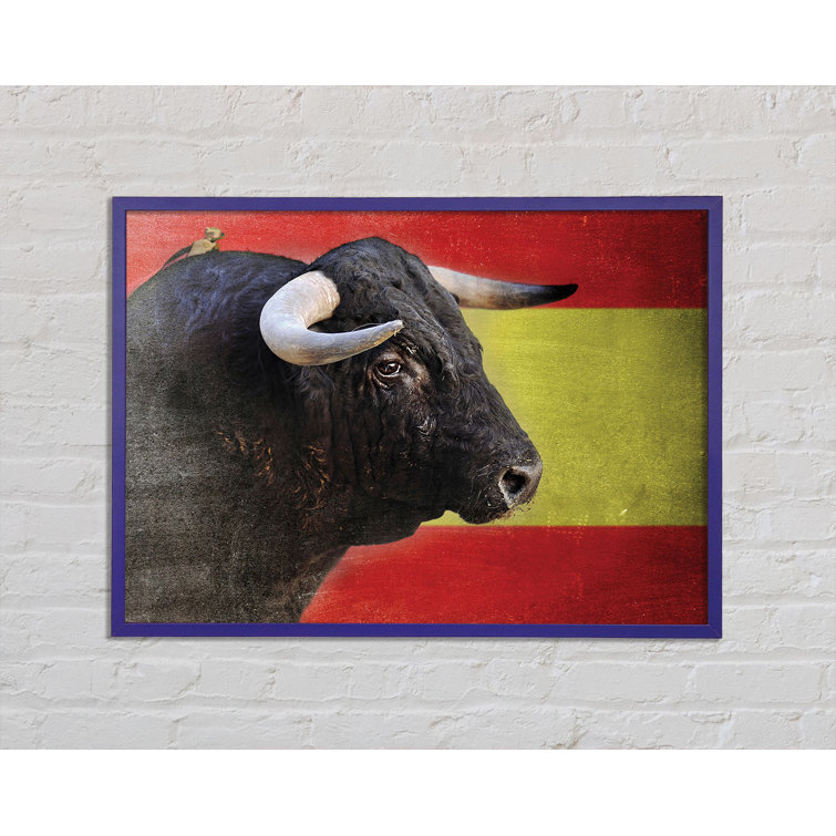 Gracie Oaks Spanish Bull - Single Picture Frame Art Prints | Wayfair.co.uk