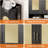 Shoe Cabinet for Entryway, Rattan Storage Cabinet with 2 Doors, Wooden Farmhouse Boho Shoe Organizer for Hallway Living Room-1439899678