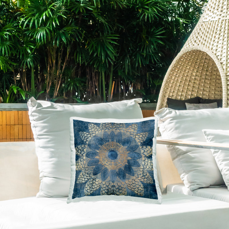 Coussin Bohemian Waves Mandala