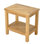 Spateak Grade-A Teak Wood Berlin Shower Seat 18" Outdoor Patio Stool Bench