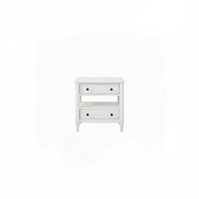 Table de chevet avec 2 tiroirs