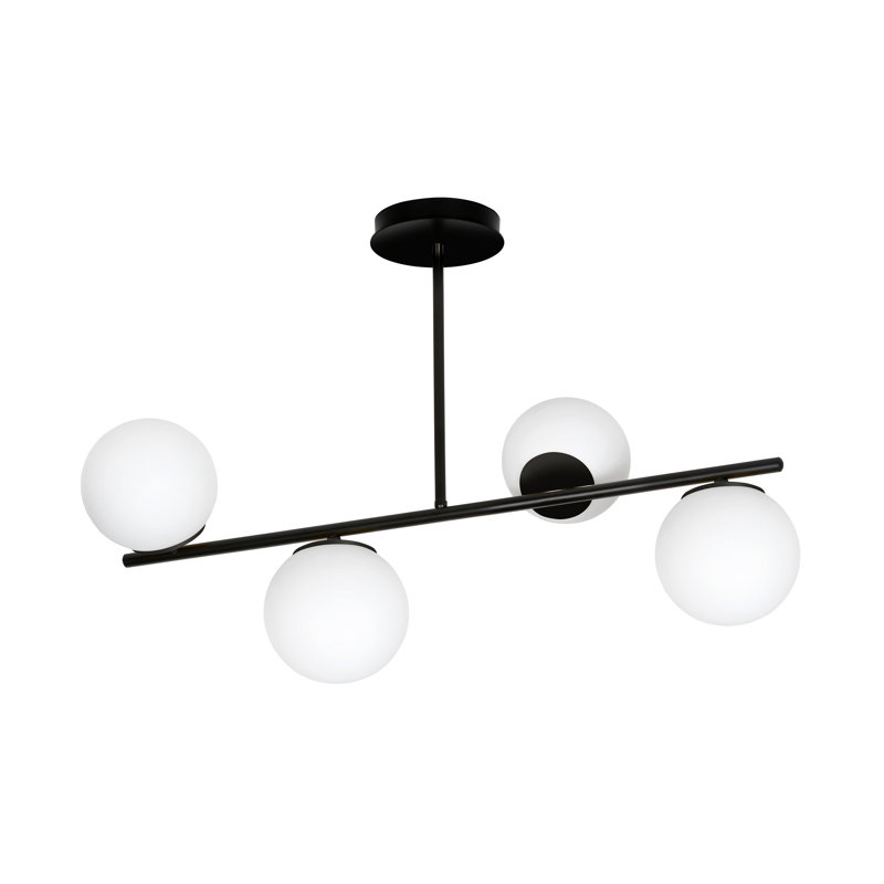 Gaen 4 - Light Unique/Statement Pendant, Black