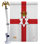 Double Sided 40'' H x 28'' W Polyester Flag Set