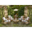 Croquet Teak Patio Chair with Cushions-239912427-239912529-136213271