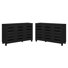 Armoire de rangement à chaussures 3 portes Lismore (ensemble de 2) - peut contenir 32 paires