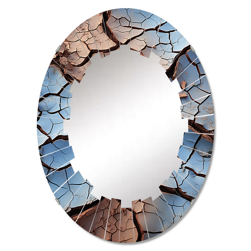 Miroir mural Besame - Paysages ovale, 30 po x 20 po