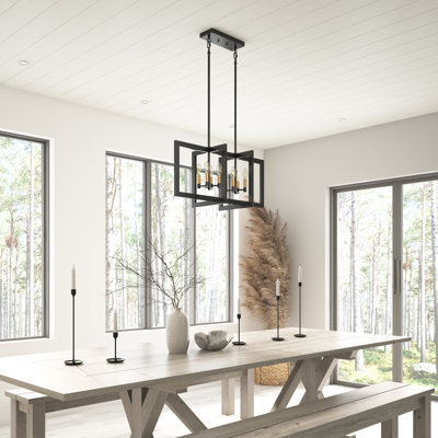 Lennain 8 - Light Dimmable Geometric Chandelier