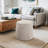 Round Storage Ottoman