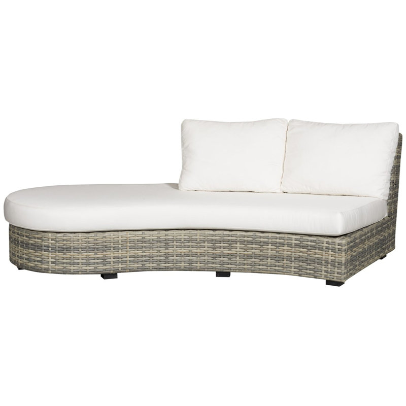 Montclair Outdoor Left Curved Lounge, Toodaloo Parchment