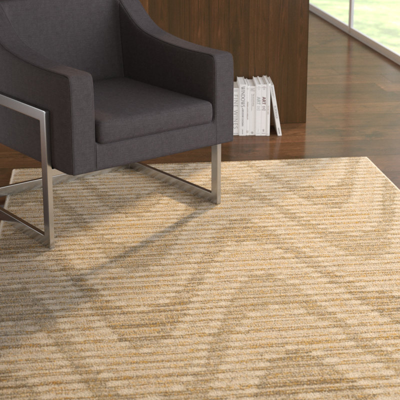 Norvin Performance Abstract Rug, Rectangle 4'1" x 6'