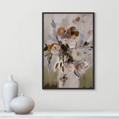 Vase d'émotion - reproduction de cadre flottant sur toile