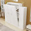 Lit plateforme en bois avec deux armoires Murphy-424728456