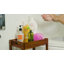 Serviteur de douche en bois d'acacia
