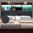 LED Farmhouse Full Bed with Bookcase Headboard & Charging Station, Rustic Brown-915440645-912986864