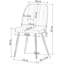 Barez Velvet/Suede Upholstered Armless Dining Chair with Adjustable Feet-931072252