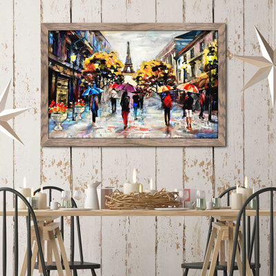«Paris Streets», reproduction encadrée