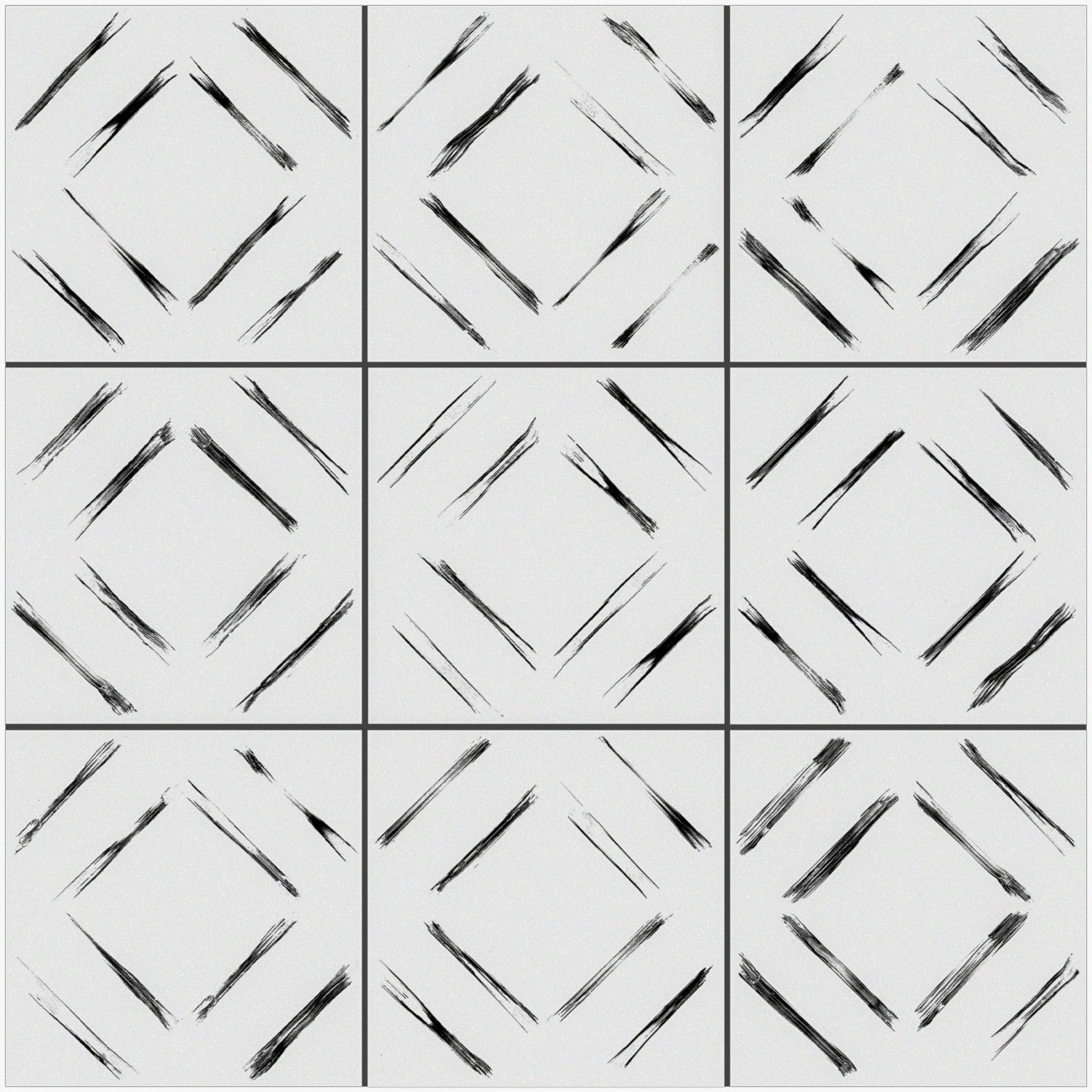 Kenzo 8" x 8" Porcelain Patterned Tile, Dec 02